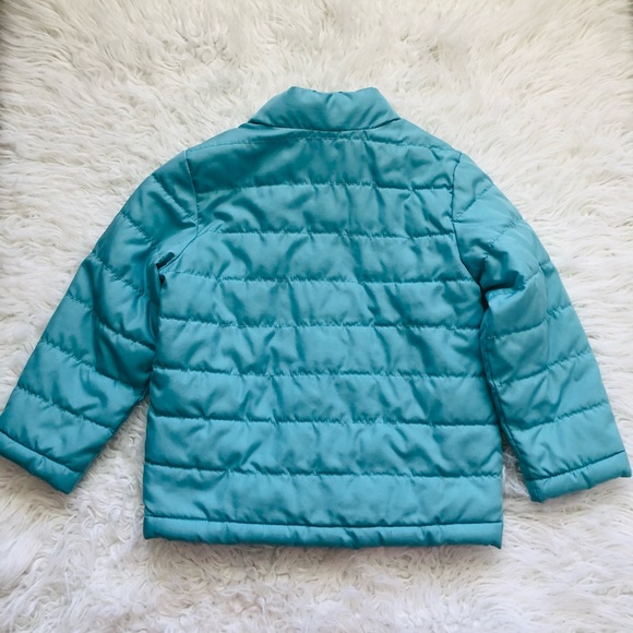 Old Navy Teal Blue Frost Free Puffer Jacket Size 5T - Picture 3 of 8